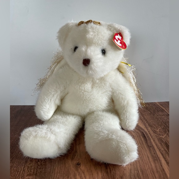 Authentic TY Beanie Classic Divine the Angel Bear, 2001 - Picture 1 of 5
